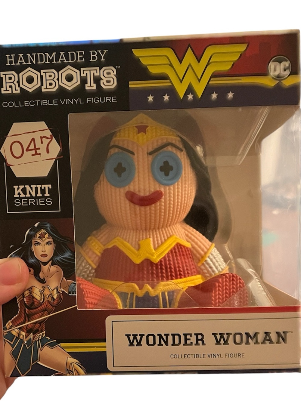 Wonder Woman Knit Series Collectible Vinyl Figure - Handmade by Robots